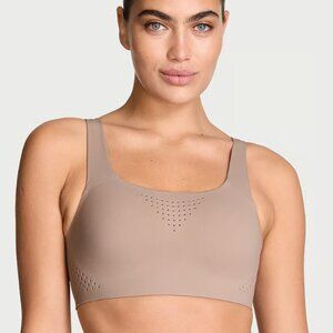 Victoria's Secret VSX Featherweight Maxx Sport Bra 32DD Barest Taupe Wirleess